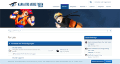 Desktop Screenshot of manga-forum.net