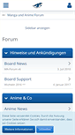 Mobile Screenshot of manga-forum.net